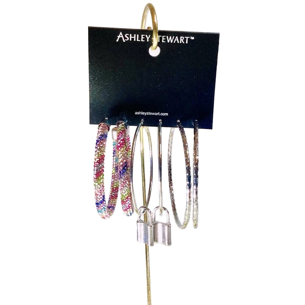 Ashley Stewart Hoop Earrings